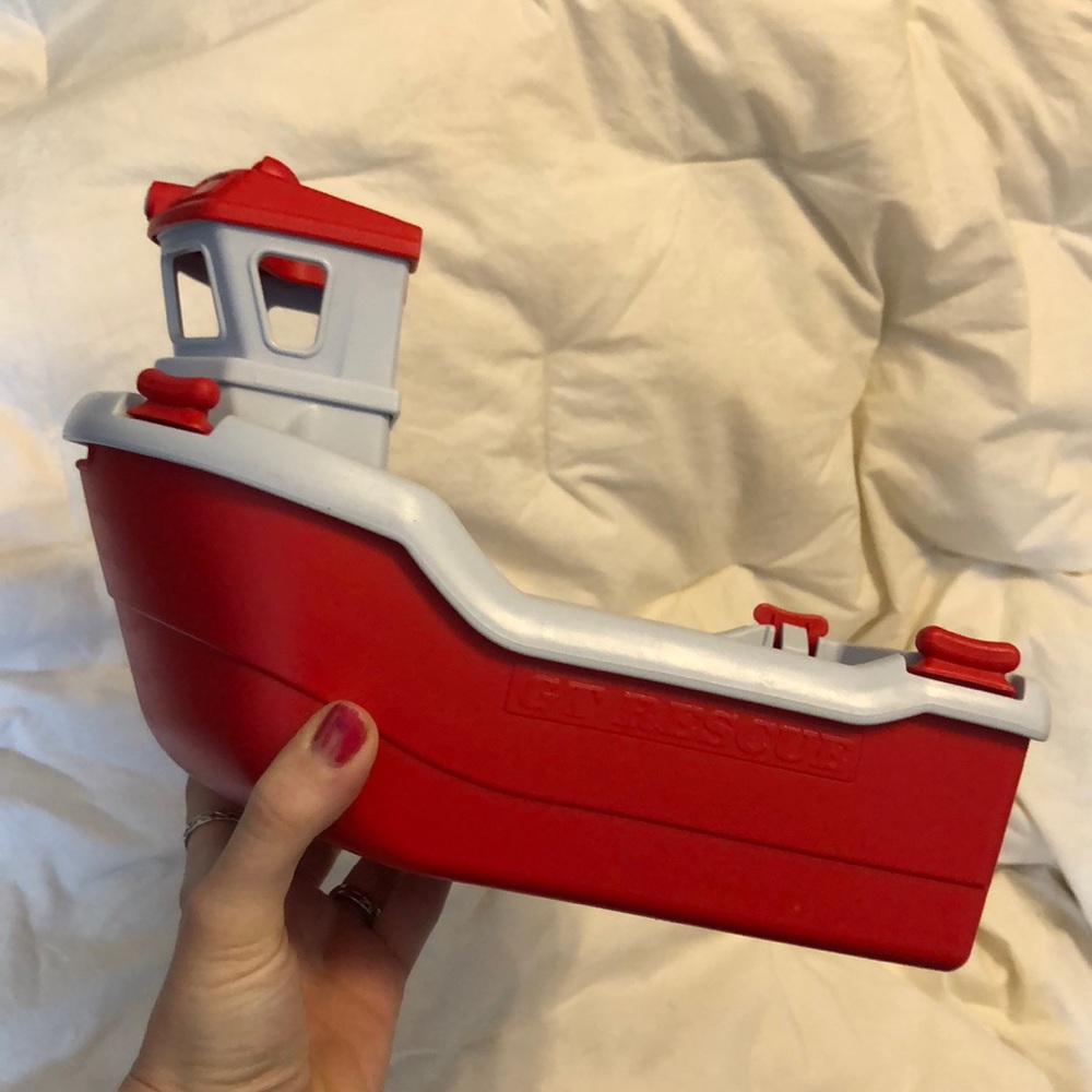 Green Toys Helicopter Landing boat